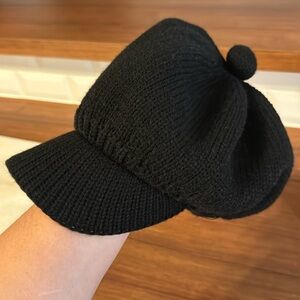 Cable knit cap beanie